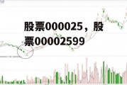 股票000025，股票00002599