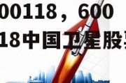 600118，600118中国卫星股票