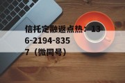 WF经济区城投2023年债权转让一期，二期的简单介绍