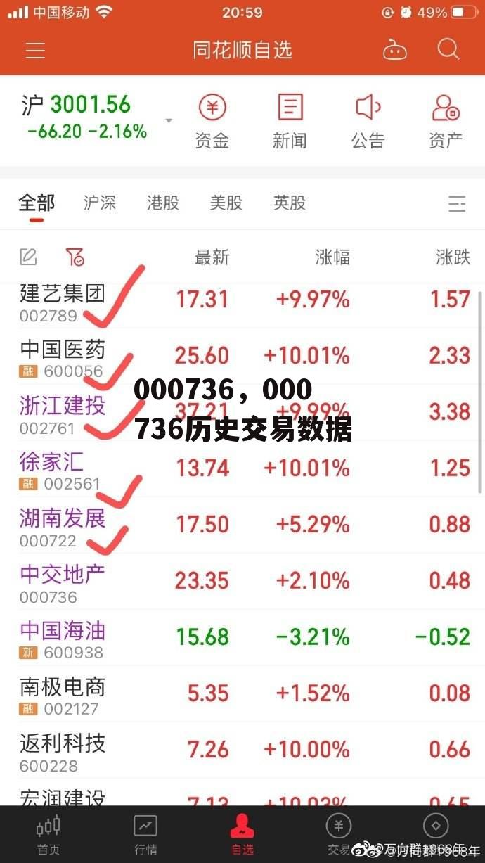 000736，000736历史交易数据