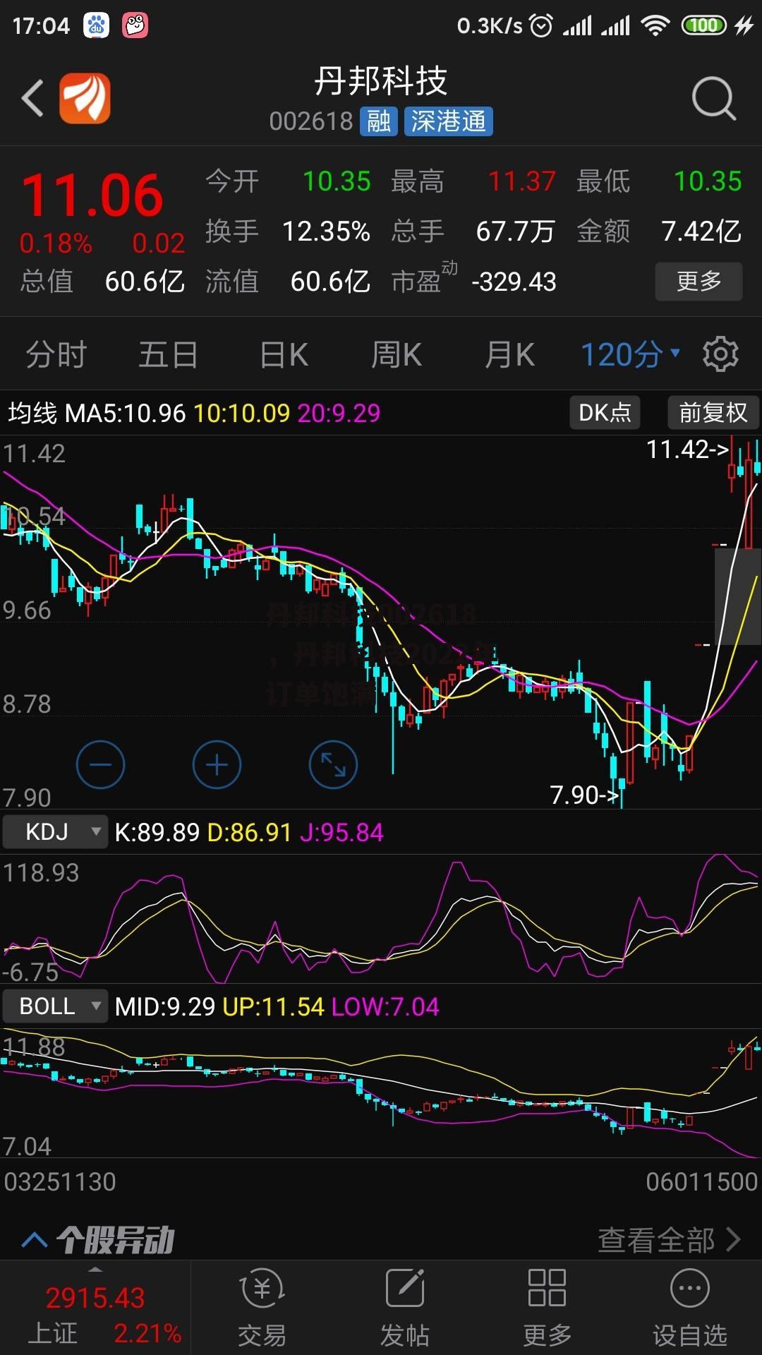 丹邦科技002618，丹邦科技2022年订单饱满