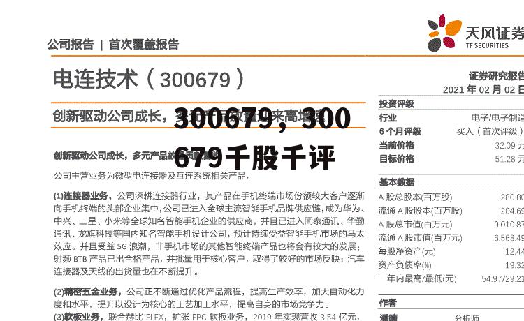 300679，300679千股千评