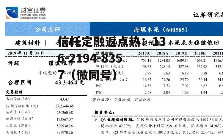 海螺股票600585，海螺股票600585多少钱